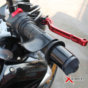 Set x2 Abrazadera Empuñadura Reposamuñecas para Control de Acelerador en Motocicleta