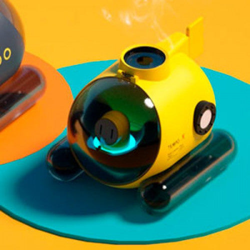 Humidificador Ultrasónico en Forma de Submarino - Color Amarillo