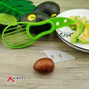 cortador y pelador de aguacate 3 en 1