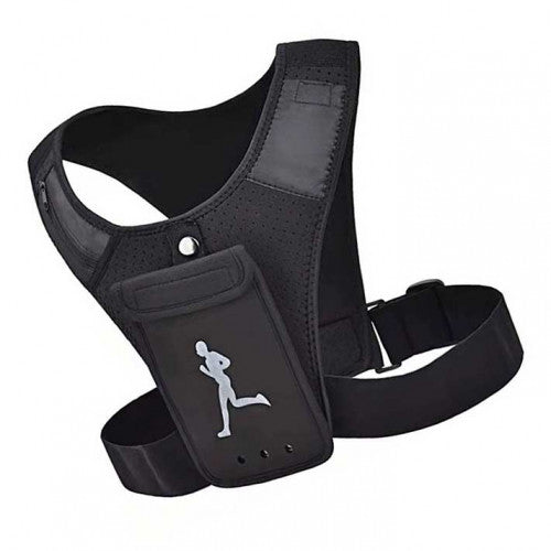 Chaleco Reflectivo Deportivo con Holder para Celular - Ideal para Entrenamiento y Running