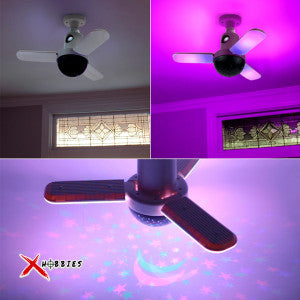 bombillo parlante bluetooth rgb con 3 aspas plegables crd-y40w navidad