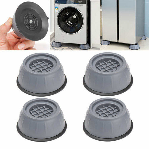 Set de 4 Protectores Antivibración para Lavadora y Secadora | Estabilizador de Lavadora y Reductor de Ruido