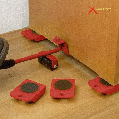 Palanca Levanta Muebles con Bases Deslizantes - Soporta Hasta 150 Kg