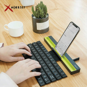 Mini Teclado Inalámbrico Plegable Bluetooth Universal Multidispositivo