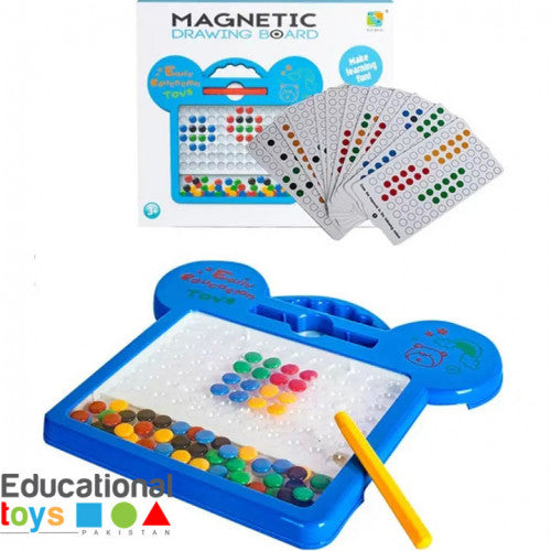 Juego Didáctico Magpad Pizarra Magnética de Puntos