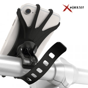Soporte de Celular en Silicona para Moto y Bicicleta | Holder Ajustable y Seguro