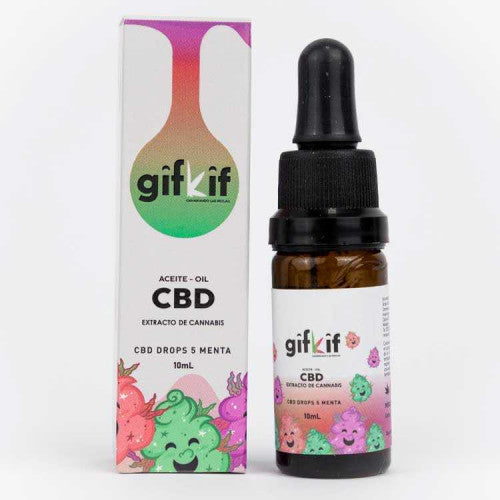 Gotas de CBD Sabor a Menta - Aceite Anti Estrés y Relajante de 10 mL