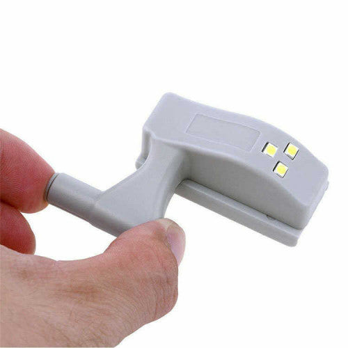 Luz LED para Bisagra de Gabinete – Pack de 2 Luces Automáticas para Armario