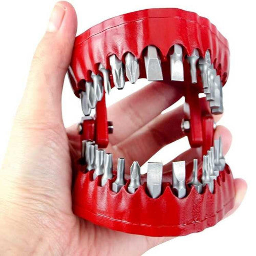 Juego de Herramientas con Diseño Bucal - 32 Brocas y Soporte