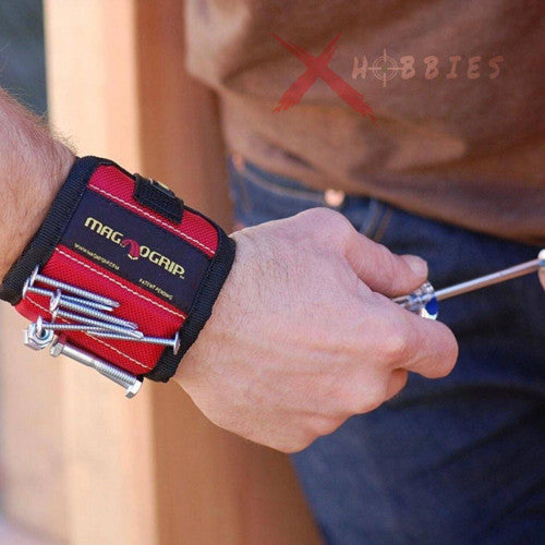 Brazalete Magnético para Tornillos y Herramientas Livianas - Negro