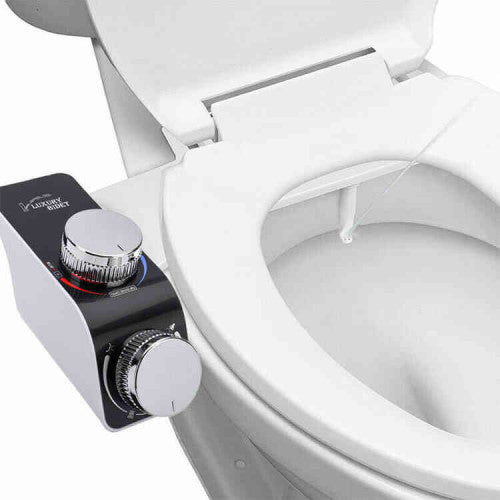 Pulverizador Bidé de Agua con Doble Boquilla Autolimpiante de Higiene | Accesorio Ajustable a Presión
