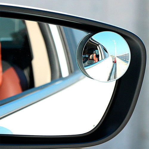 Mini Espejos de Puntos Ciegos 360° para Retrovisor de Auto x2