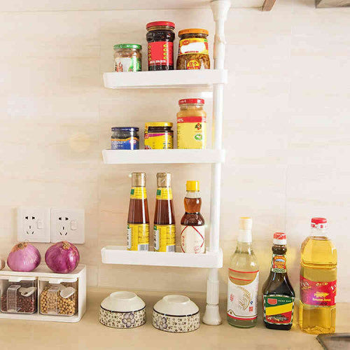 Estante Organizador de Especias Giratorio para Cocina - Sin Perforaciones