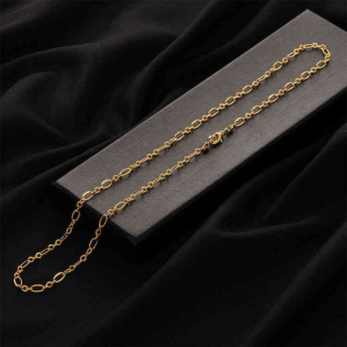 Cadena Oro Aurux Óvalo 45 cm - Diseño Elegante y Sofisticado