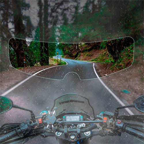 Set x2 Stickers Anti-empañante Interno para Casco de Moto