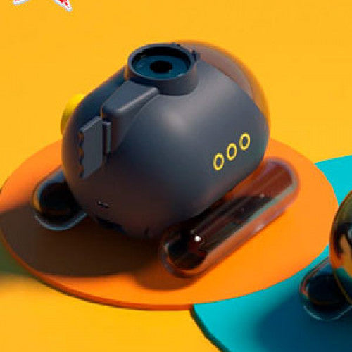 Humidificador Submarino con Luz Nocturna y Control de Audio – Negro
