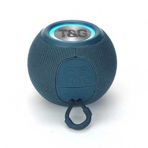 Parlante Portátil Bluetooth T&G TG-337 Rosado con Luces LED