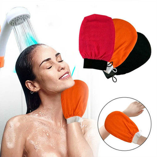 Guante Exfoliante de Cuerpo Removedor de Piel Muerta - Morado
