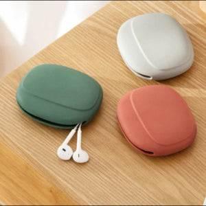 Estuche Protector de Silicona para Audífonos - Rosa