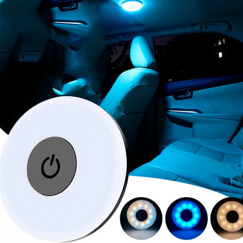 Luz Inalámbrica Portátil para Carro y Hogar con Adhesivo Magnético