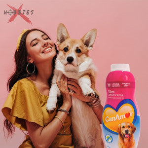 Talco Desodorante para Perros CanAmor 100g - Baño Seco y Antibacteriano