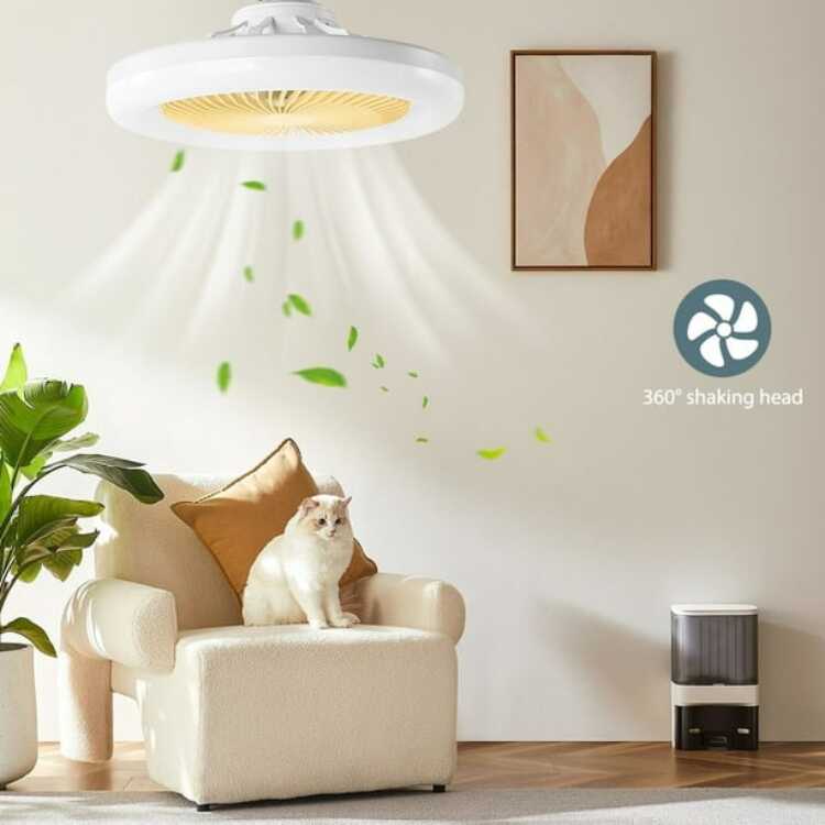 Lámpara Ventilador de Techo con Control Remoto – Xhobbies