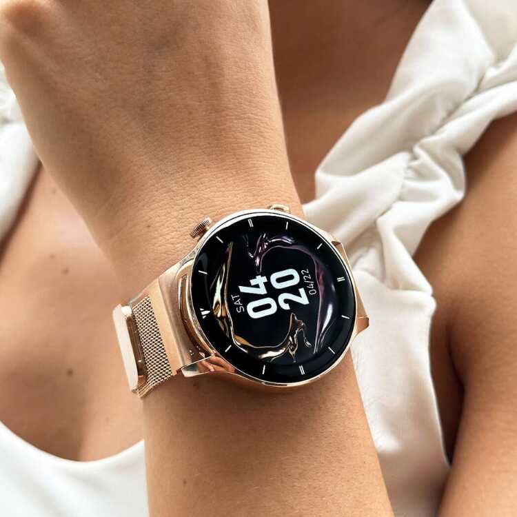 Smartwatch G-TIDE R1 Classic Oro Rosa | Reloj Inteligente de Alta Gama