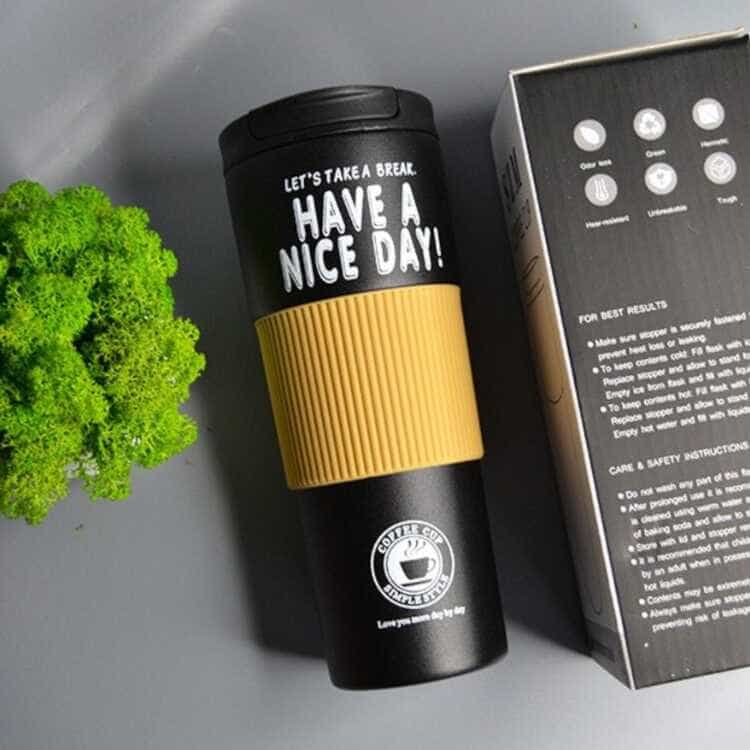 Termo Coffee Cup Acero Térmico 600ml Negro