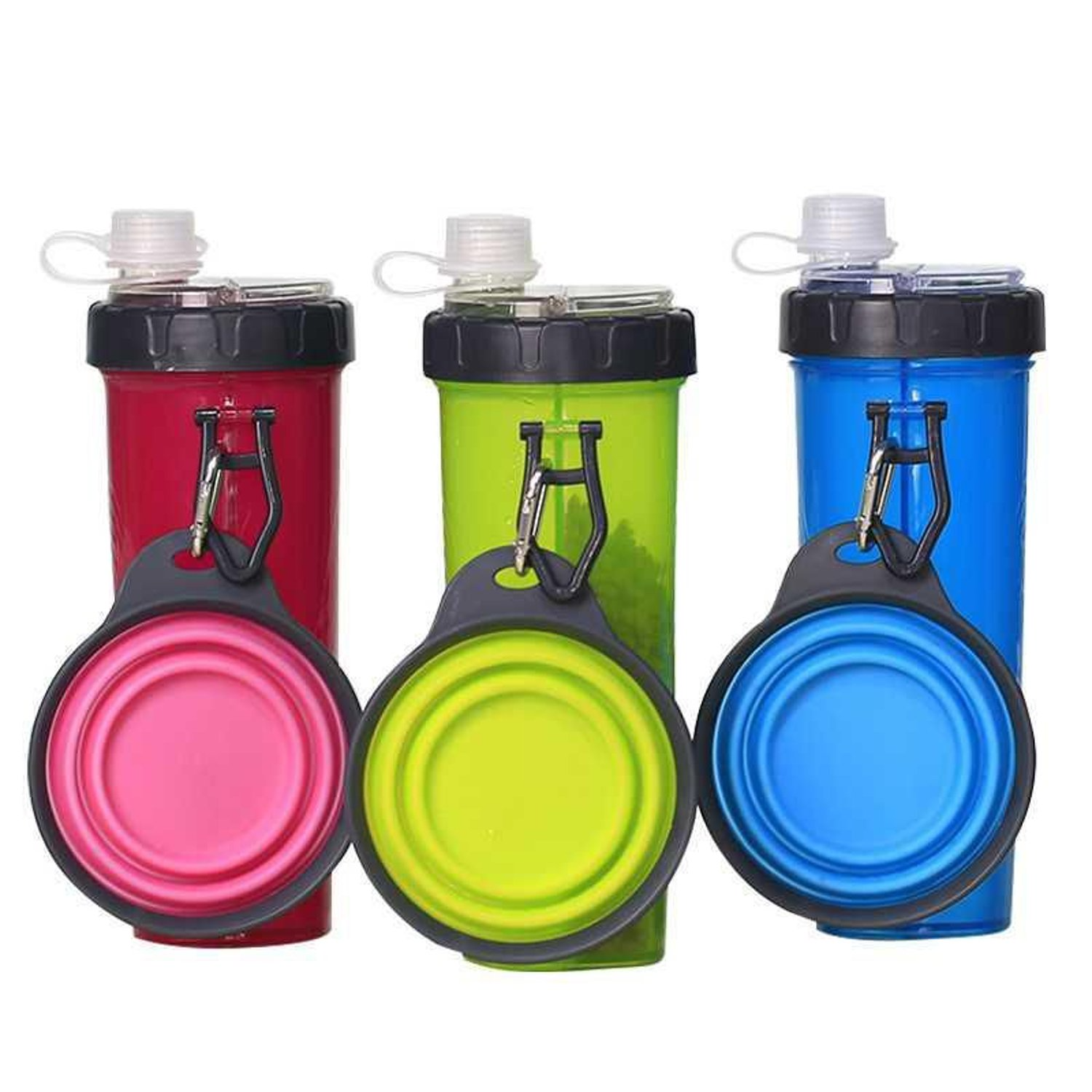 Termo para Mascotas con Plato Plegable y Doble Compartimento | Ideal para Viajes