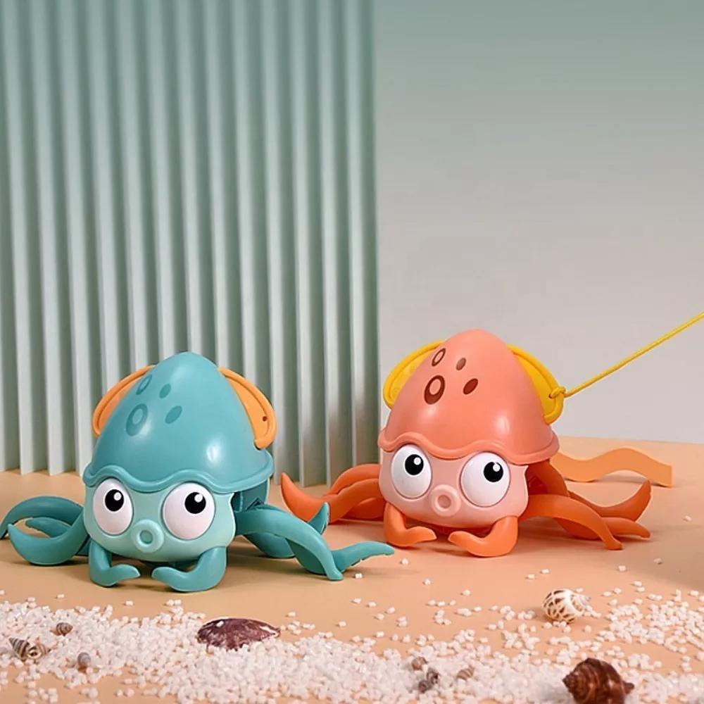 Pulpo de Juguete para Niños | Juguete de Arrastre con Movimiento Divertido