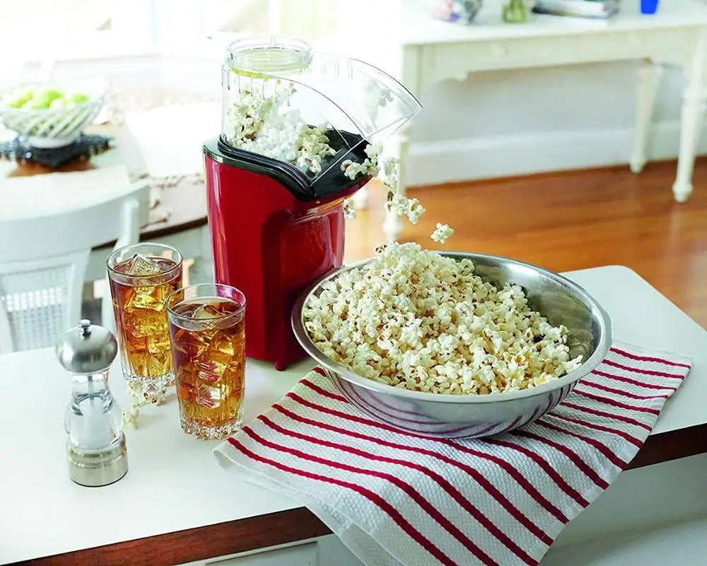 Mini Crispetera Roja - Preparación Saludable de Palomitas de Maíz