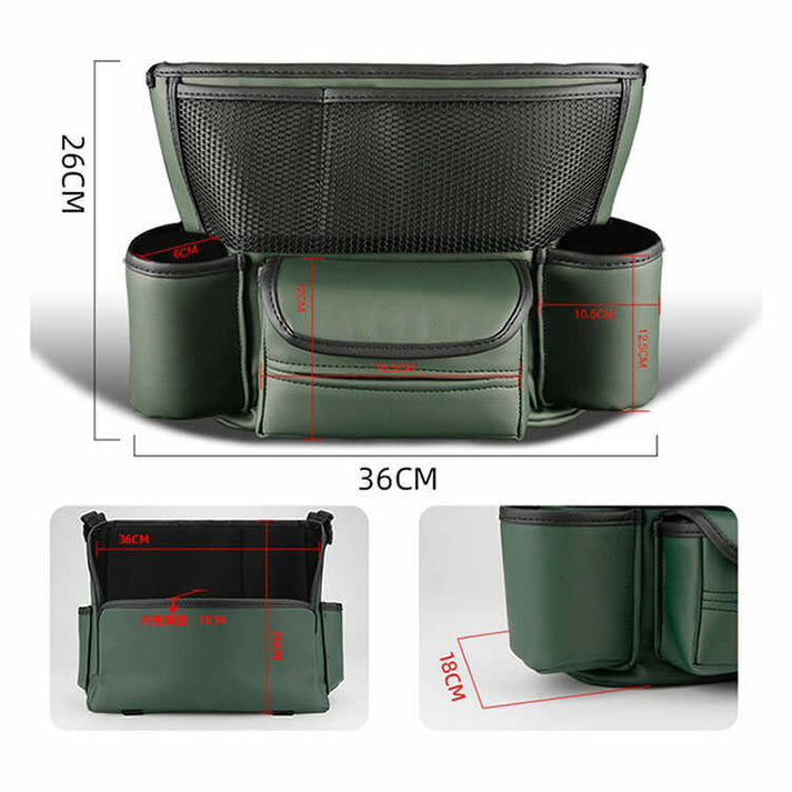 Bolsa Organizadora de Asiento Trasero para Vehículo con Bolsillos Multifuncionales