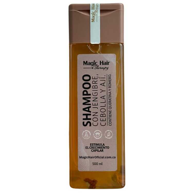 Shampoo Jengibre Cebolla y Aji Magic Hair