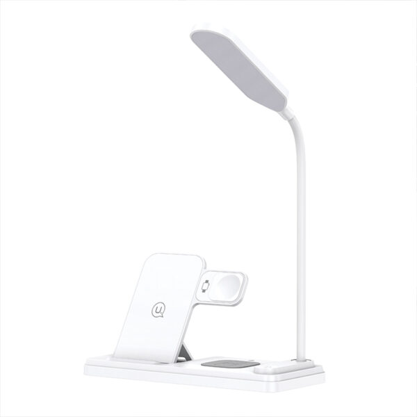 Cargador Inalámbrico 4 en 1 con Lámpara LED USAMS (US-CD195)