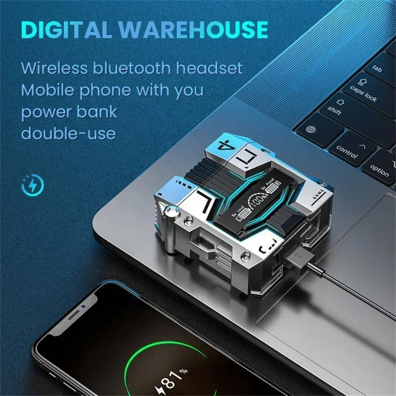 Audífonos M45 Bluetooth 5.3 con Cancelación de Ruido