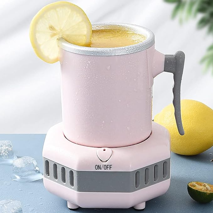 Vaso Térmico Inteligente con Función de Calor y Enfriamiento -Azul Verdel/Rosado