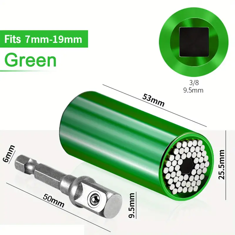 Adaptador Universal para Llave Dinamométrica y Taladro 7-19 mm