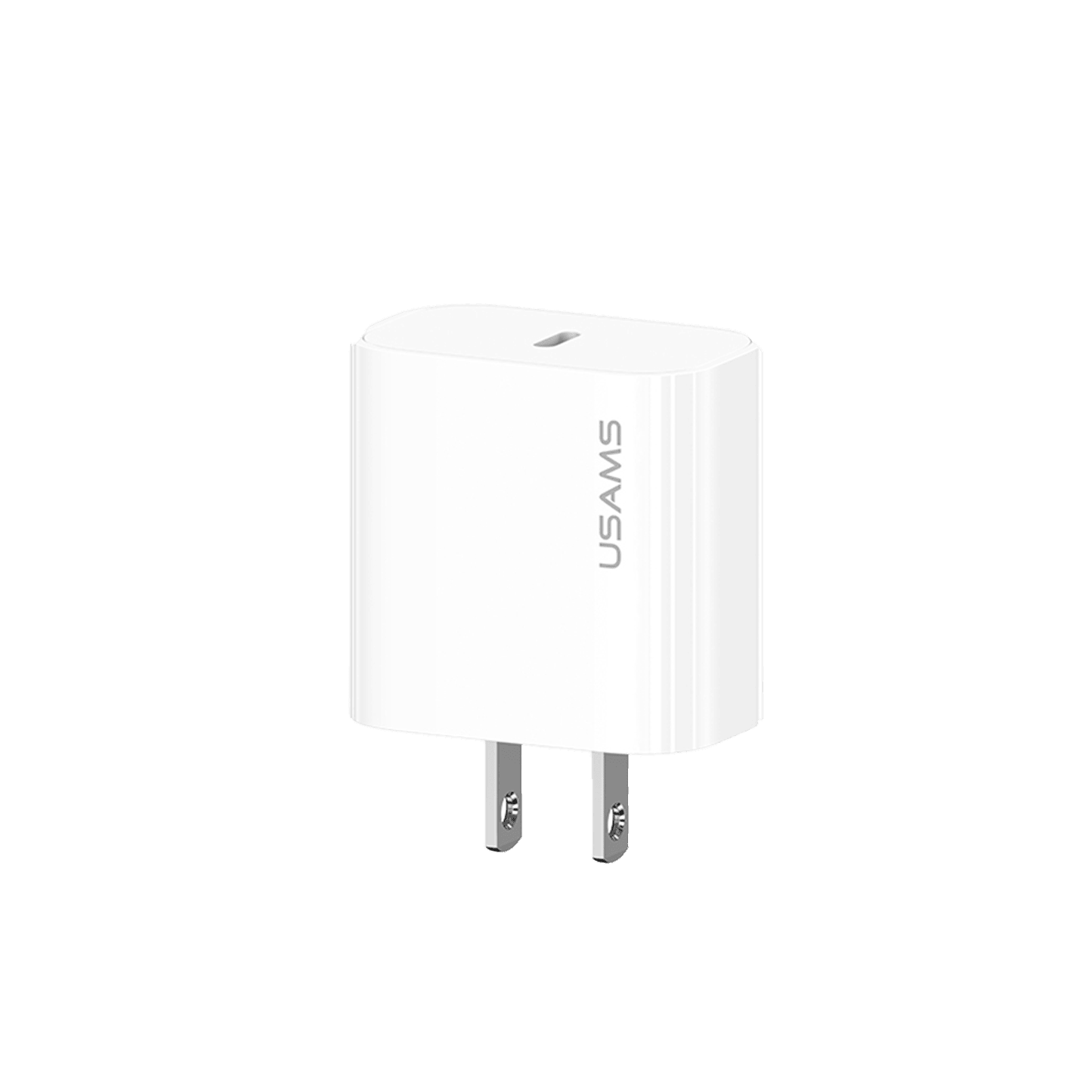 Cargador de Pared Ultra Rápido USAMS Tipo C 20W Blanco (CC228)