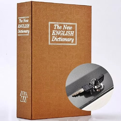 Caja Fuerte Libro Diccionario con Llave - Grande