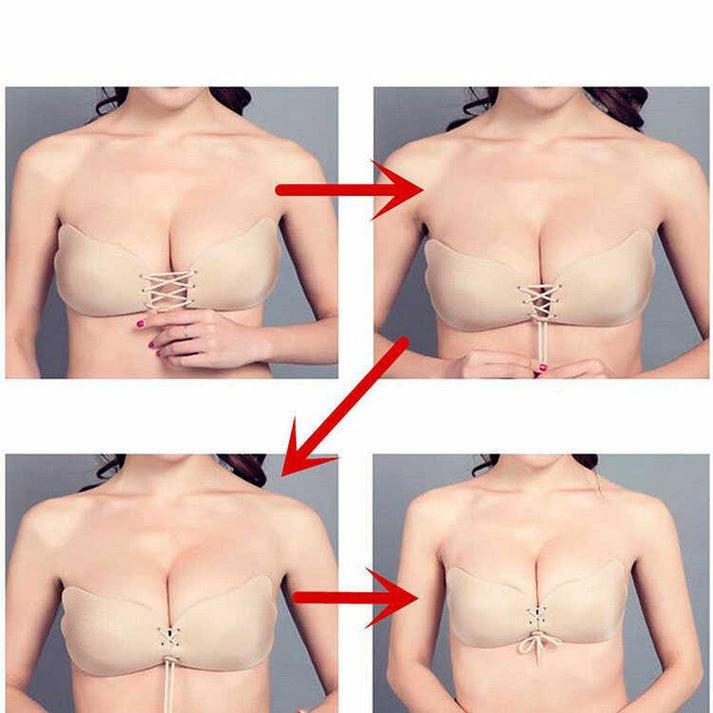Brasier Invisible Strapless - Beige