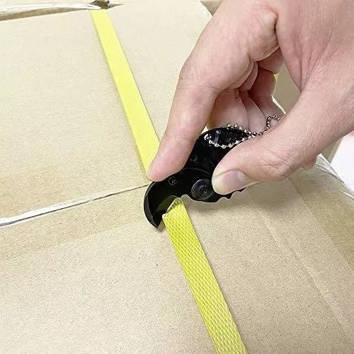 Mini Llavero Navaja Circular Plegable - Mini Hoja