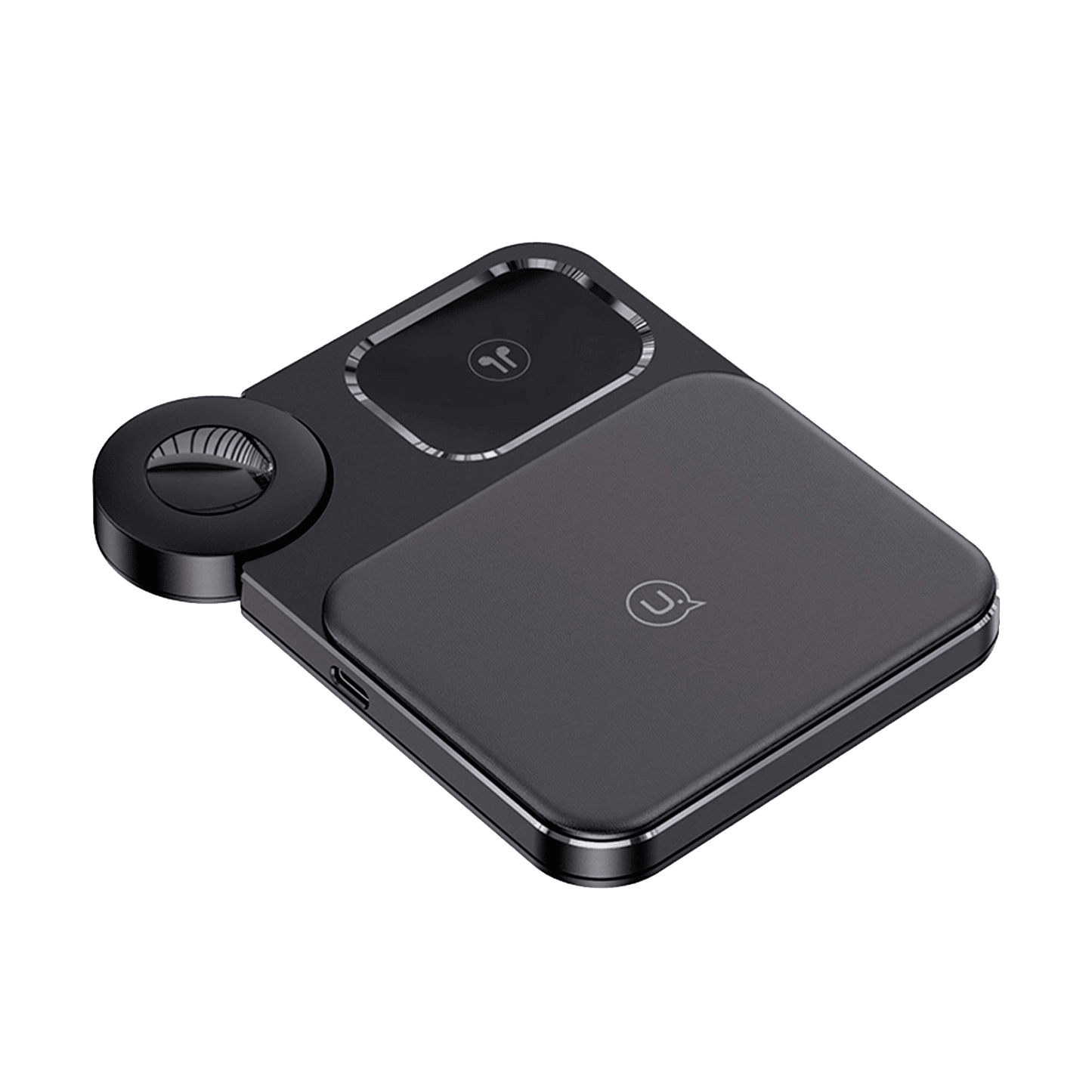 Cargador Inalámbrico 3 en 1 USAMS 15W Negro (US-CD190)