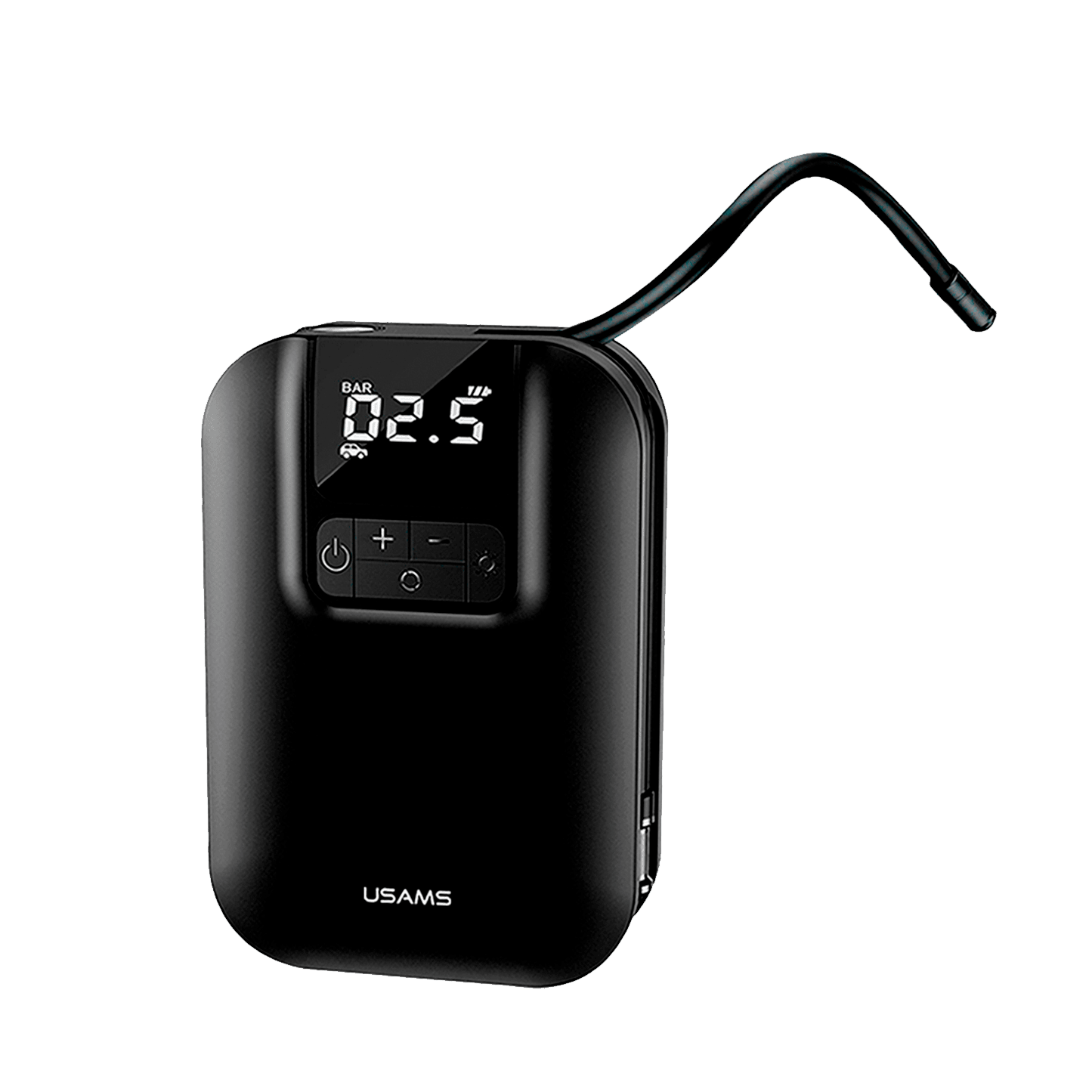 Inflador de Llantas Auto Inalámbrico Digital USAMS Negro (US-ZB215 Mini)