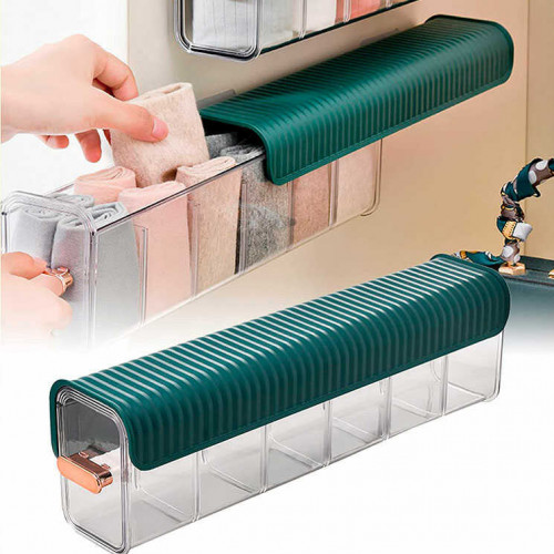 Organizador de Pared 6 en 1 | Almacenamiento Compacto y Multifuncional