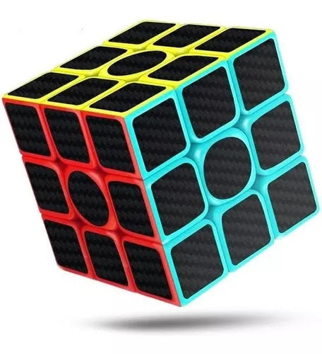 Cubo Mágico 3x3 con Estilo Carbon Fiber EQY669