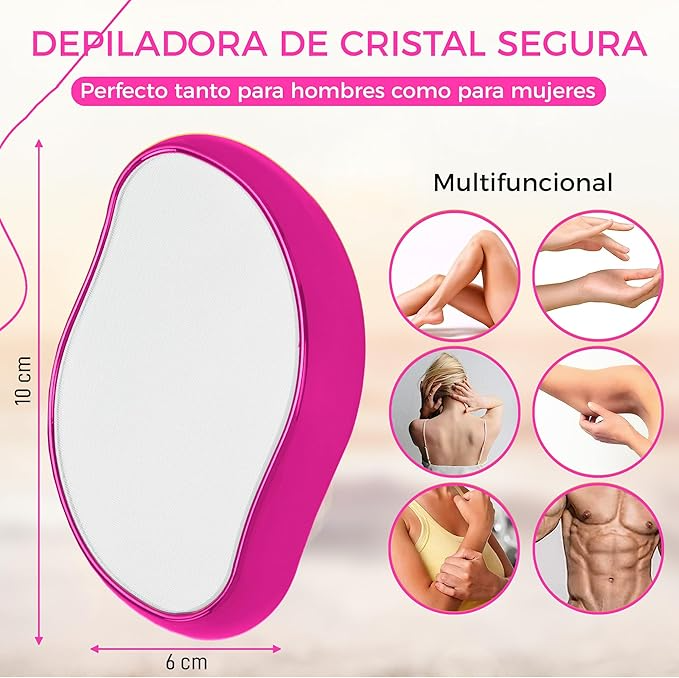 Depiladora de Nanocristal Indolora - Removedor de Vello Corporal