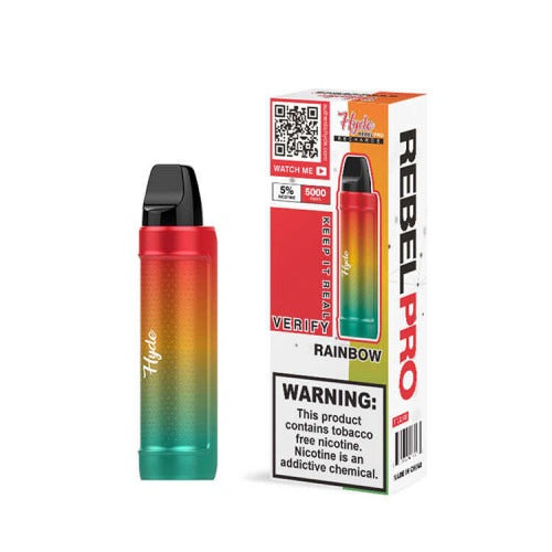 Vaporizador Hyde Rebel Pro Recargable - 5000 Puffs con 5% Nicotina