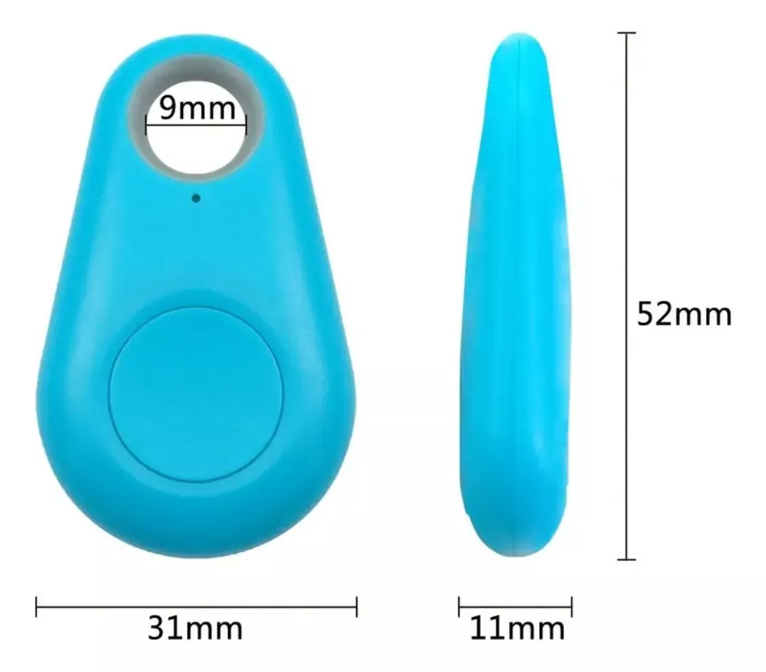 Mini Localizador Inalámbrico con Alarma GPS Antipérdida para Llaves y Objetos