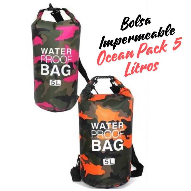 Bolsa Impermeable Ocean Pack Camuflada 5 Litros