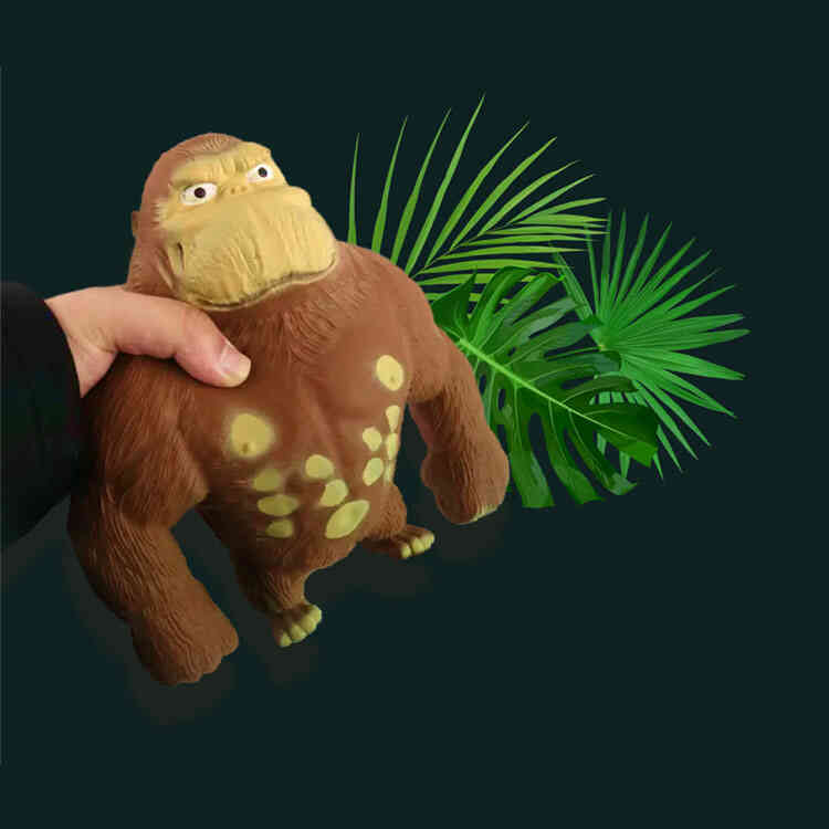 Juguete Orangután Elástico Antiestrés | Juguete Mono de Descomprensión